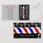 Friseur-/das Haar-Stylist-Geschäfts-Karten der Visitenkarte (Vorne/Hinten)