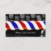 Friseur-/das Haar-Stylist-Geschäfts-Karten der Visitenkarte (Rückseite)