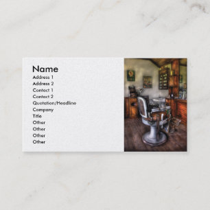 Friseur - der Frisierstuhl Visitenkarte