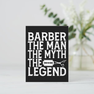 Friseur Der Mann 2024 Postkarte
