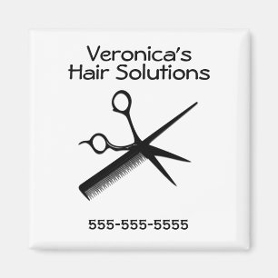 Friseur-Design-Geschäftssalon Magnet