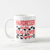 Friseur Dog Lover Kaffeetasse (Links)