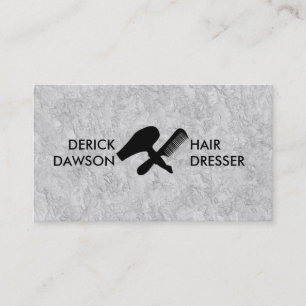 Friseur Dresser Stylist Salon Friseur Shop Visitenkarte