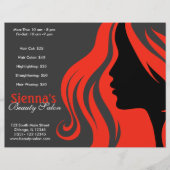 Friseur (Feuerziegel) Flyer (Vorne)