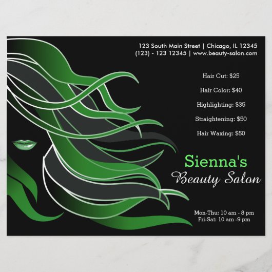 Friseur Flyer (Vorne)