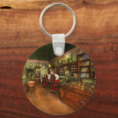 Friseur - Freie Rohre mit jedem Haarschnitt 1900 Schlüsselanhänger (Vorderseite)