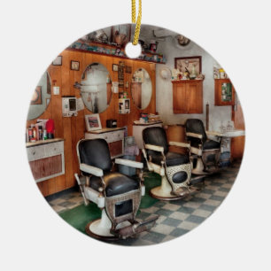 Friseur - Frenchtown Friseure Keramik Ornament