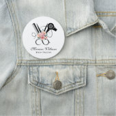 Friseur-Friseur-Blumenkohl-Schere Schönheitssalon Namensschild (Beispiel)