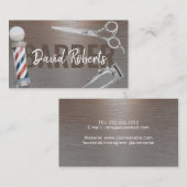 Friseur-Friseur-Clipper und Scheren-Kupfer Visitenkarte (Vorne/Hinten)