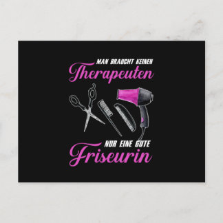 Friseur Friseur Friseur Salon Barber Haar Stylist  Postkarte