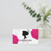 Friseur Friseur Salon Schönheitssalon Visitenkarte (Stehend Vorderseite)