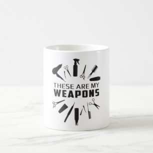 Friseur Friseur Stylist Barber Weapons Funny Gift Kaffeetasse