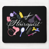 Friseur-Friseursalon-Stylist Hairapist 2 Mousepad (Vorne)