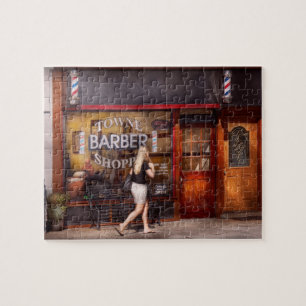 Friseur - Friseursalon - Zeit für einen Haarschnit Puzzle