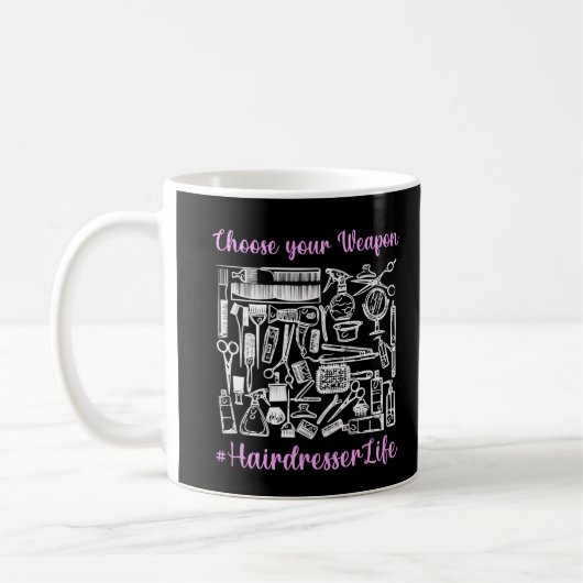Friseur Funny Friseur Ausstattungsliste Kaffeetasse (Links)