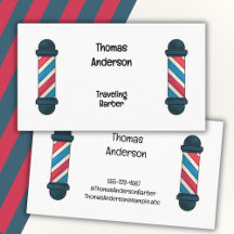 Friseur für Barber Pole Minimalistisch