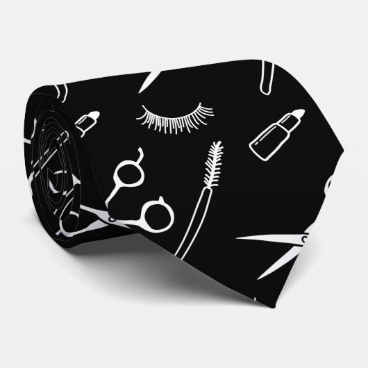 Friseur für Hair Stylist Makeup Artist Beauty Krawatte (Gerollt)