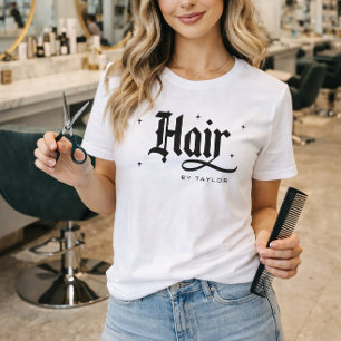 Friseur für Hairstylisten-Salon T-Shirt nach Maß Tri-Blend Shirt