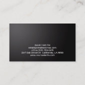 Friseur-Geschäft u. Haar-Stylist-Geschäfts-Karte Visitenkarte (Rückseite)