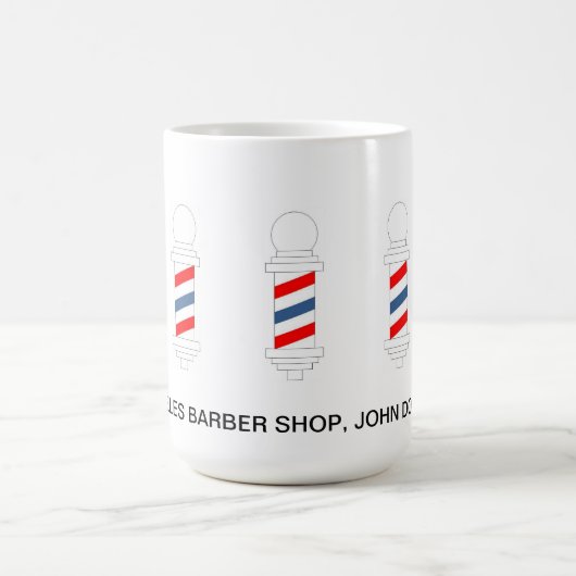 Friseur-Geschäfts-Haar geschnitten, Kaffeetasse (Mittel)