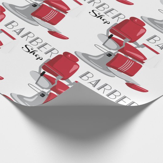 Friseur Geschenkpapier (Ecke)
