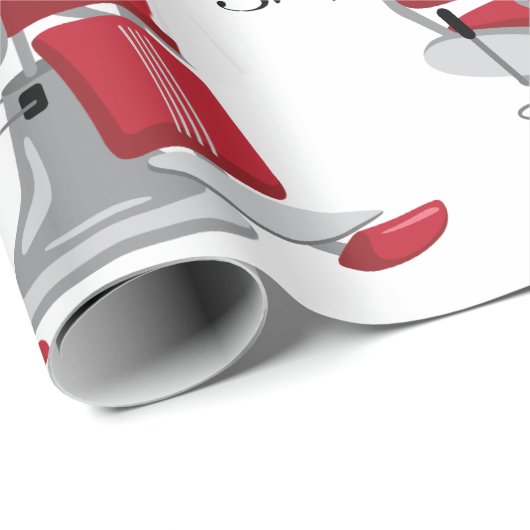 Friseur Geschenkpapier (Rolleneckpunkt)