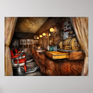 Friseur - geschlossen an Sonntagen Poster