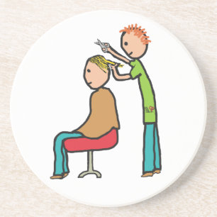 Friseur Getränkeuntersetzer