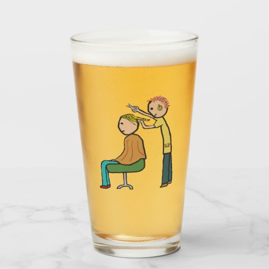 Friseur Glas (Vorne (Gefüllt))
