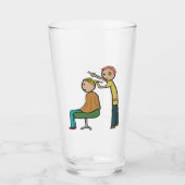 Friseur Glas (Vorderseite)