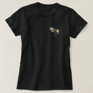 Friseur Gold Schere Haar Barber T-Shirt