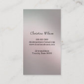 Friseur Goldschere Visitenkarte (Rückseite)