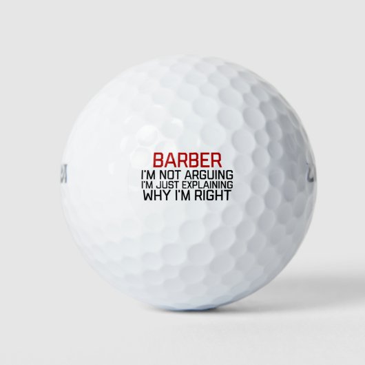 Friseur Golfball (Vorderseite)