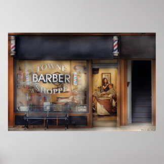 Friseur - Haare schneiden lassen Poster