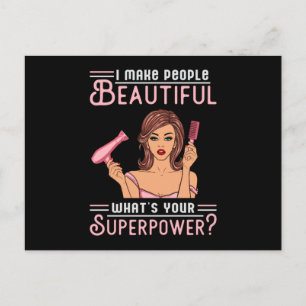 Friseur Haare Stylist Barber Schere Haare Geschenk Postkarte