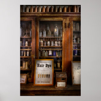 Friseur - Haarfärbemittel Poster