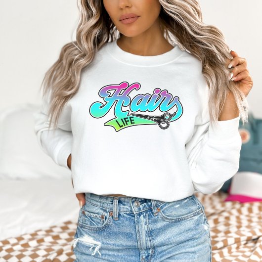 Friseur, Haarstühle, Friseur, Stil Sweatshirt