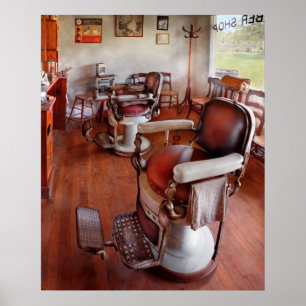 Friseur - haben Sie bitte einen Sitz Poster