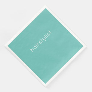 Friseur Hairstylist Teal Büro Shop Spa Salon Serviette