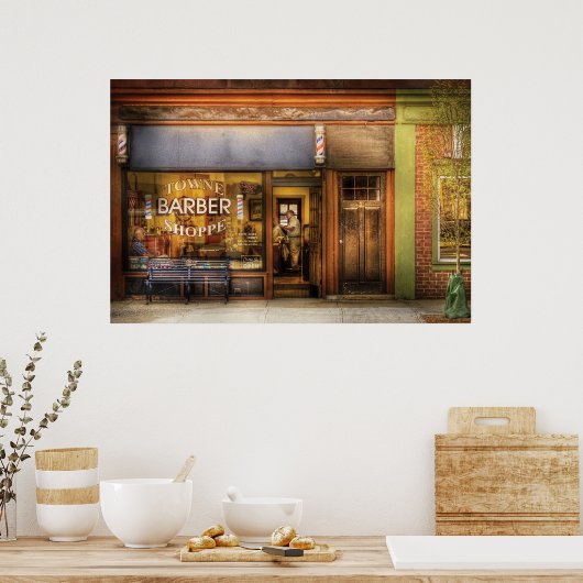 Friseur - Handwerkerhallen Poster (Küche)