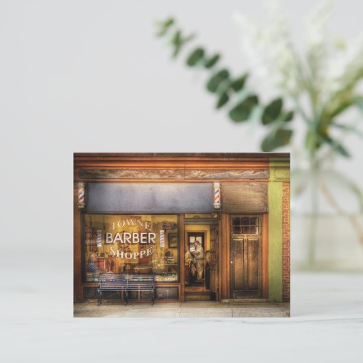 Friseur - Handwerkerhallen Postkarte (Stehend Vorderseite)