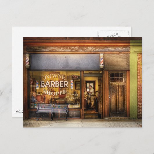 Friseur - Handwerkerhallen Postkarte (Vorne/Hinten)