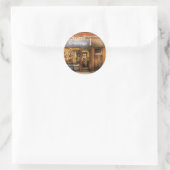 Friseur - Handwerkerhallen Runder Aufkleber (Tasche)