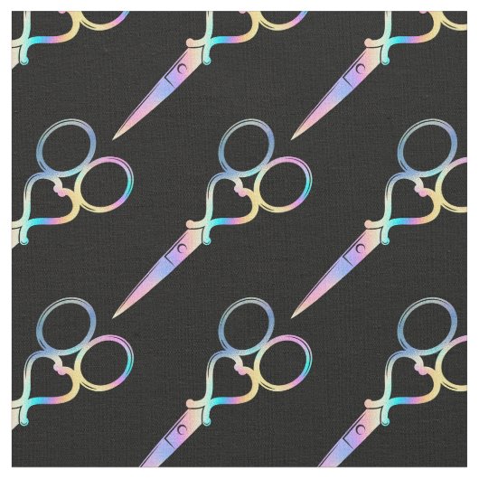Friseur-Holograph-Muster Stoff (Nahaufnahme)