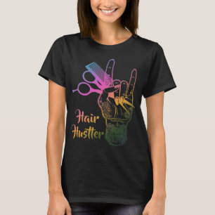 Friseur Hustler Friseurin Friseur Funny Gift Id T-Shirt