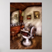 Friseur - im Friseursalon Poster (Vorne)