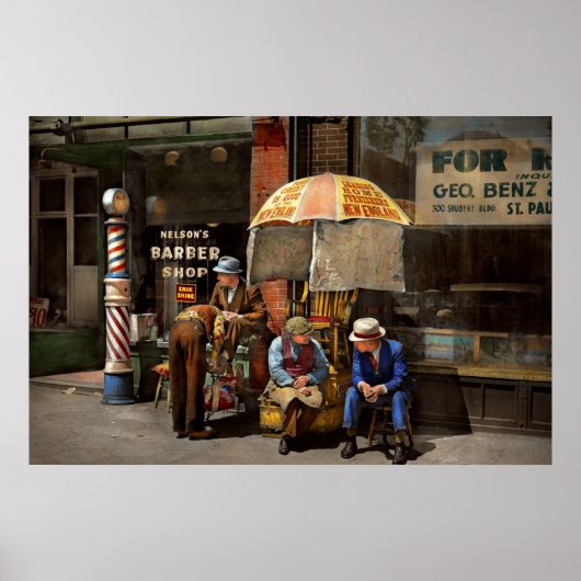 Friseur - im Friseursalon von Nelson 1937 Poster (Vorne)