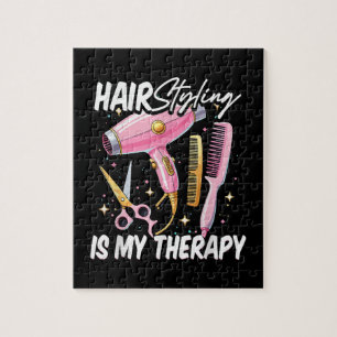 Friseur ist meine Therapie Puzzle