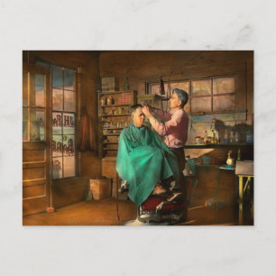 Friseur - JH Parham Friseur und Notar 1941 Postkarte
