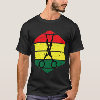 Friseur Juneteenth Blm Schwarze Geschichte Friseus T-Shirt